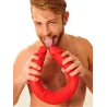 MK Toys Double gode Stretch N°77 62 x 6.2cm Rouge